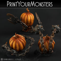 3D Printed Print Your Monsters Pumpkins Attack Pack II Set 28mm - 32mm D&D Wargaming (Online Only)