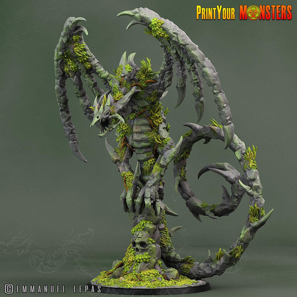 3D Printed Print Your Monsters Rock Dragon Rock Monsters From Magic Valley Set 28mm - 32mm D&D Wargaming (Online Only)