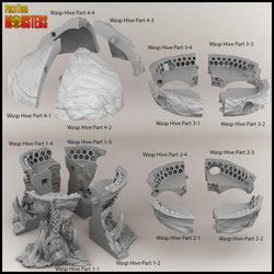 3D Printed Print Your Monsters The Infernal Hive Full Set 28mm - 32mm D&D Wargaming (Online Only)