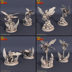 3D Printed Print Your Monsters The Infernal Hive Full Set 28mm - 32mm D&D Wargaming (Online Only)