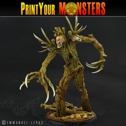 3D Printed Print Your Monsters Undead Treants The Shadowcreep Wood Set 28mm - 32mm D&D Wargaming (Online Only)