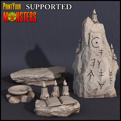 3D Printed Print Your Monsters Witches Pack Full Set 28mm - 32mm D&D Wargaming (Online Only)