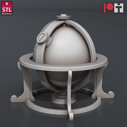 3D Printed STL Miniatures Airship Crew Set 28 - 32mm War Gaming D&D (Online Only)