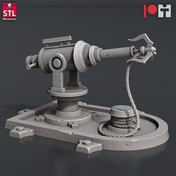 3D Printed STL Miniatures Airship Crew Set 28 - 32mm War Gaming D&D (Online Only)