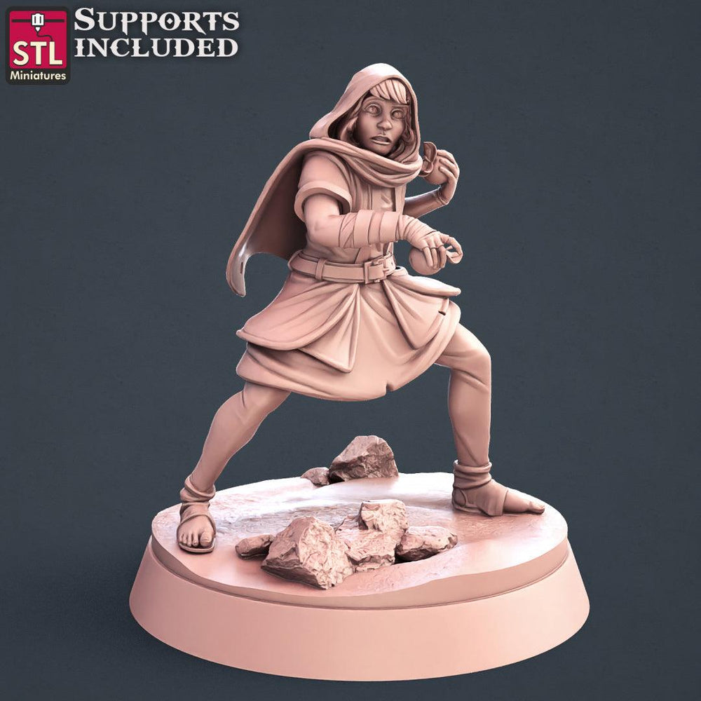 3D Printed STL Miniatures Apprentice Set  28mm - 32mm War Gaming D&D (Online Only)