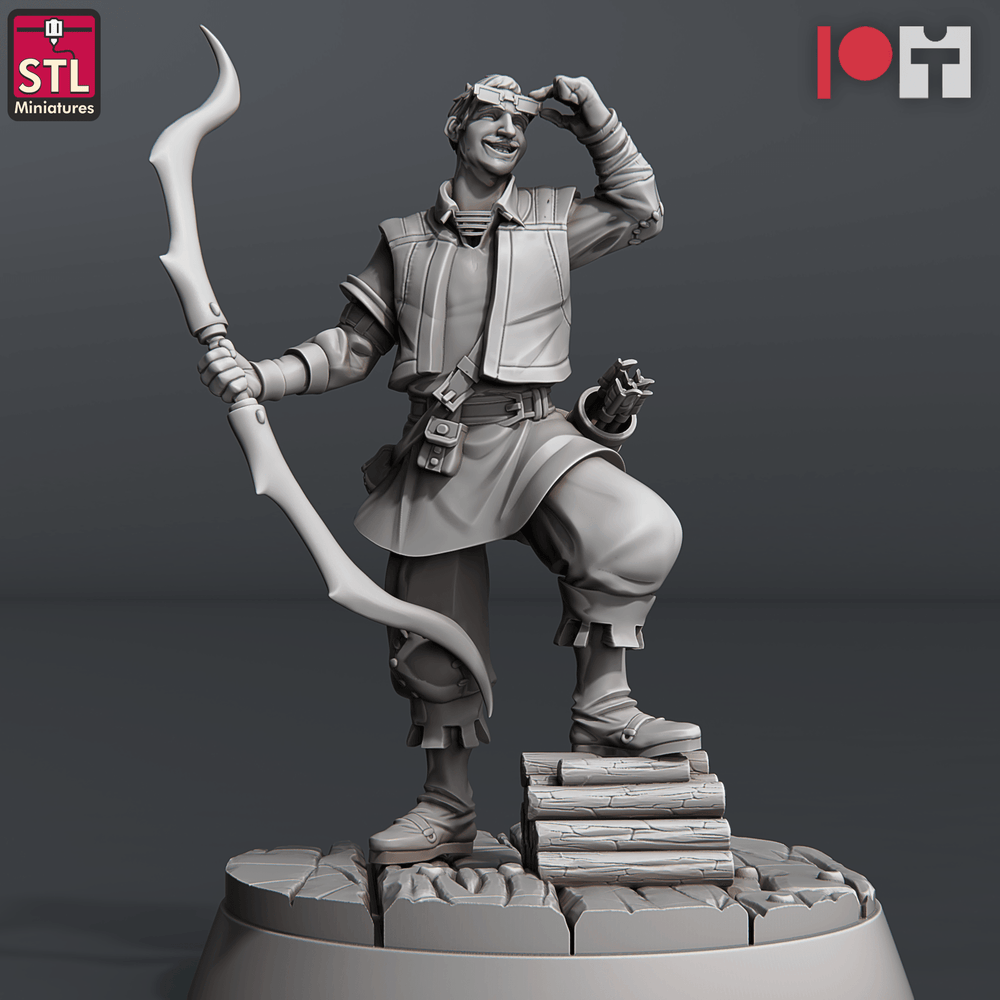 3D Printed STL Miniatures Arrows And Bow Maker Set 28 - 32mm War Gaming D&D (Online Only)