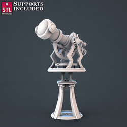 3D Printed STL Miniatures Astronomer Set 28mm - 32mm War Gaming D&D (Online Only)