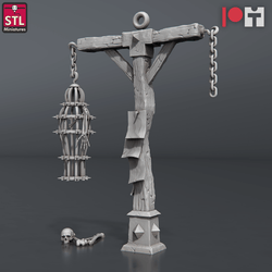 3D Printed STL Miniatures Bugbear Hangman 28 - 32mm War Gaming D&D (Online Only)