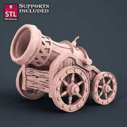 3D Printed STL Miniatures Carnival Set 28mm - 32mm War Gaming D&D (Online Only)