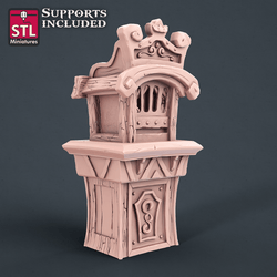 3D Printed STL Miniatures Carnival Set 28mm - 32mm War Gaming D&D (Online Only)