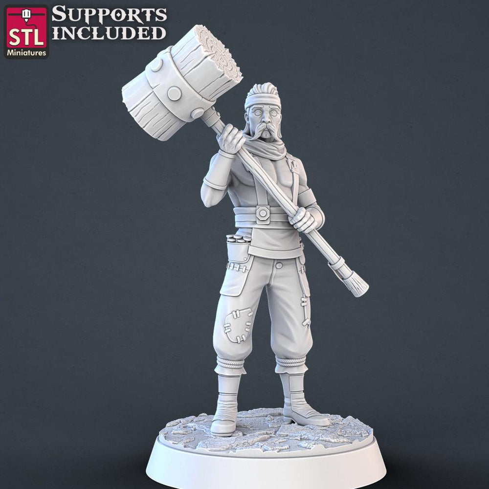 3D Printed STL Miniatures Constructors Set 28 - 32mm War Gaming D&D (Online Only)