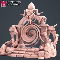 3D Printed STL Miniatures Darkwizard Set 28mm - 32mm War Gaming D&D (Online Only)