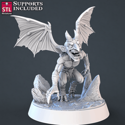 3D Printed STL Miniatures Demons Set | 28 - 32mm War Gaming D&D (Online Only)