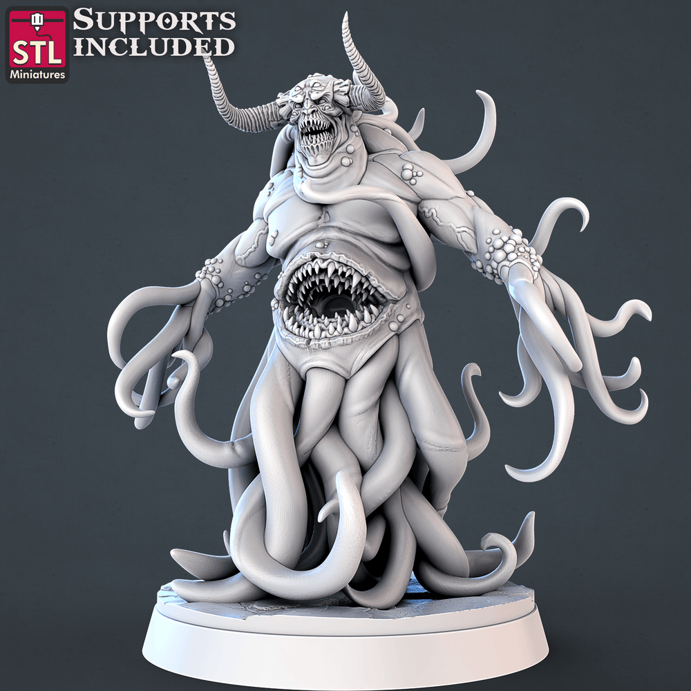 3D Printed STL Miniatures Demons Set | 28 - 32mm War Gaming D&D (Online Only)