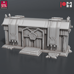 3D Printed STL Miniatures Dwarven Camp Set 28 - 32mm War Gaming D&D (Online Only)