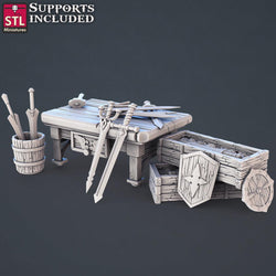 3D Printed STL Miniatures Genasi Set 28 - 32mm War Gaming D&D (Online Only)