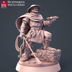 3D Printed STL Miniatures Horse Trainer Set Fantasy NPC 2 | 28 - 32mm War Gaming D&D (Online Only)