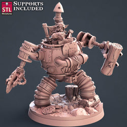 3D Printed STL Miniatures Lumberjack Set 28mm - 32mm War Gaming D&D (Online Only)