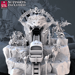 3D Printed STL Miniatures Mage DnD Tribute Set 28mm - 32mm War Gaming D&D (Online Only)