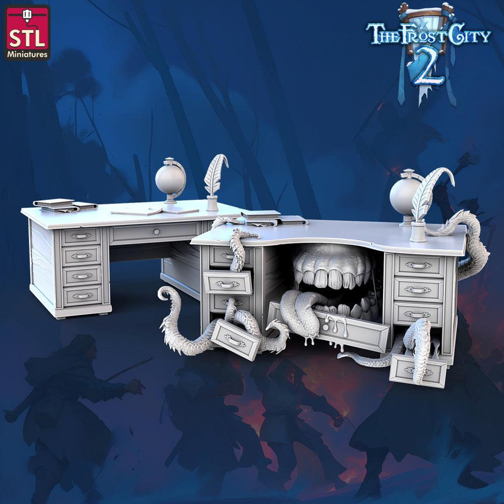 3D Printed STL Miniatures Mimics Set The Frost City 2 28 - 32mm War Gaming D&D (Online Only)