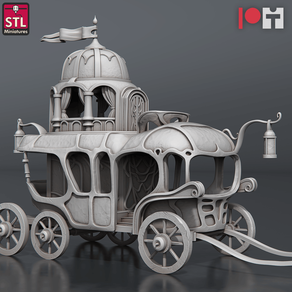 3D Printed STL Miniatures Nobles Set 28 - 32mm War Gaming D&D (Online Only)