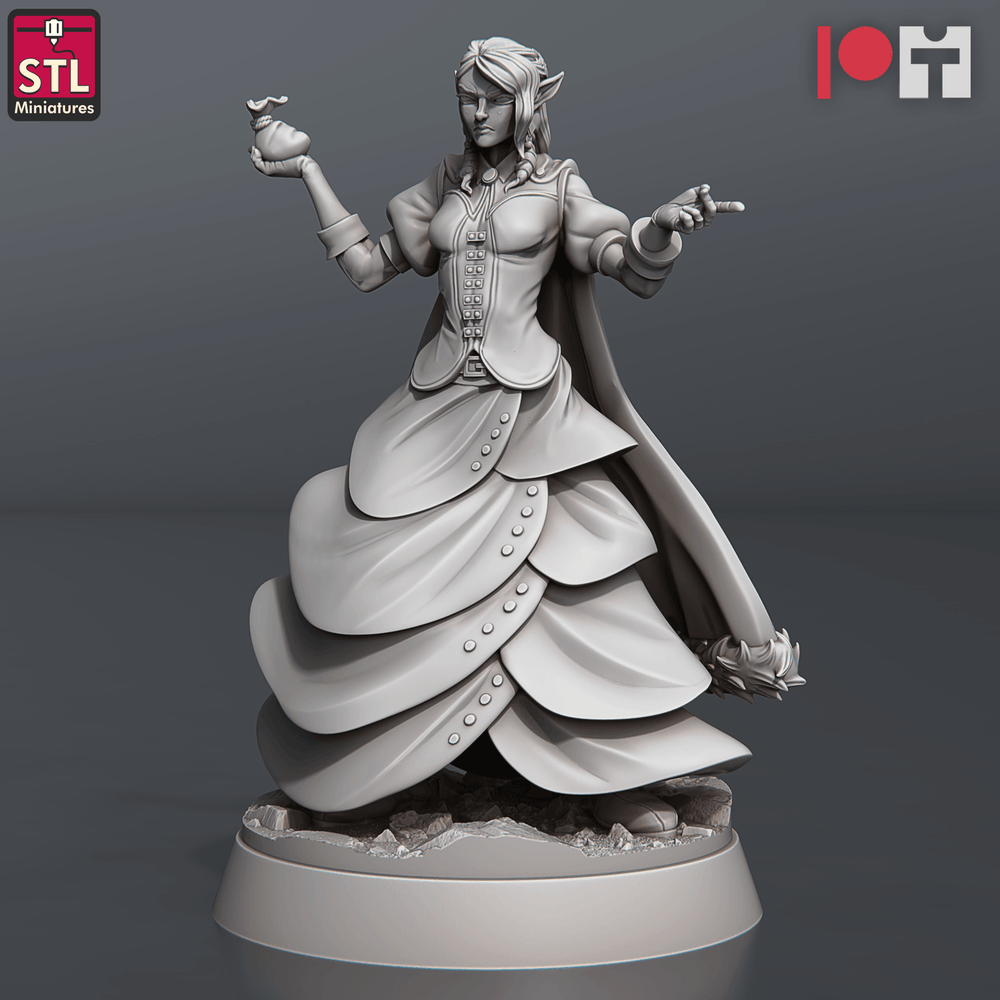 3D Printed STL Miniatures Nobles Set 28 - 32mm War Gaming D&D (Online Only)