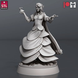 3D Printed STL Miniatures Nobles Set 28 - 32mm War Gaming D&D (Online Only)