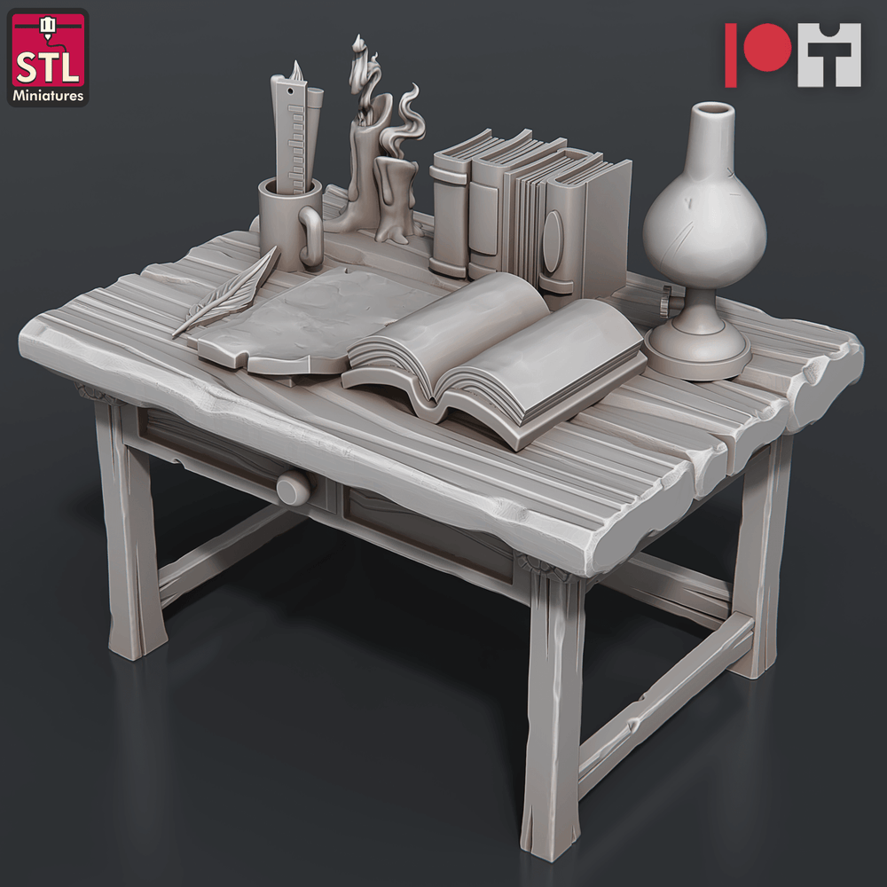 3D Printed STL Miniatures Orphanage Set 28 - 32mm War Gaming D&D (Online Only)