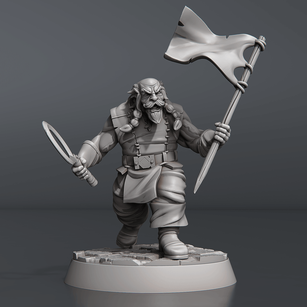 3D Printed STL Miniatures Riot Set 28 - 32mm War Gaming D&D (Online Only)