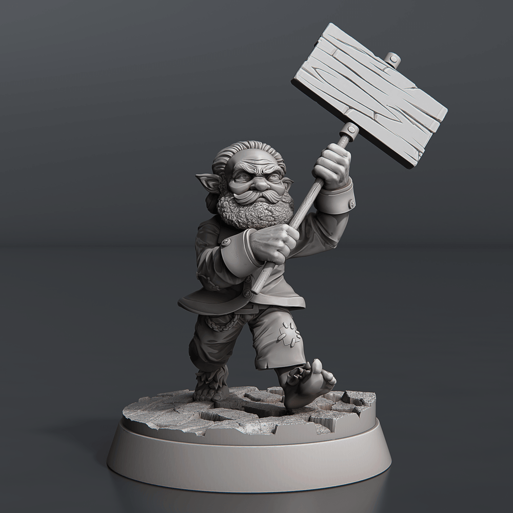 3D Printed STL Miniatures Riot Set 28 - 32mm War Gaming D&D (Online Only)