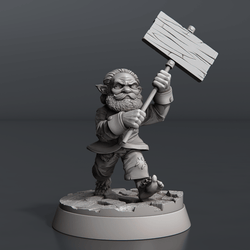 3D Printed STL Miniatures Riot Set 28 - 32mm War Gaming D&D (Online Only)