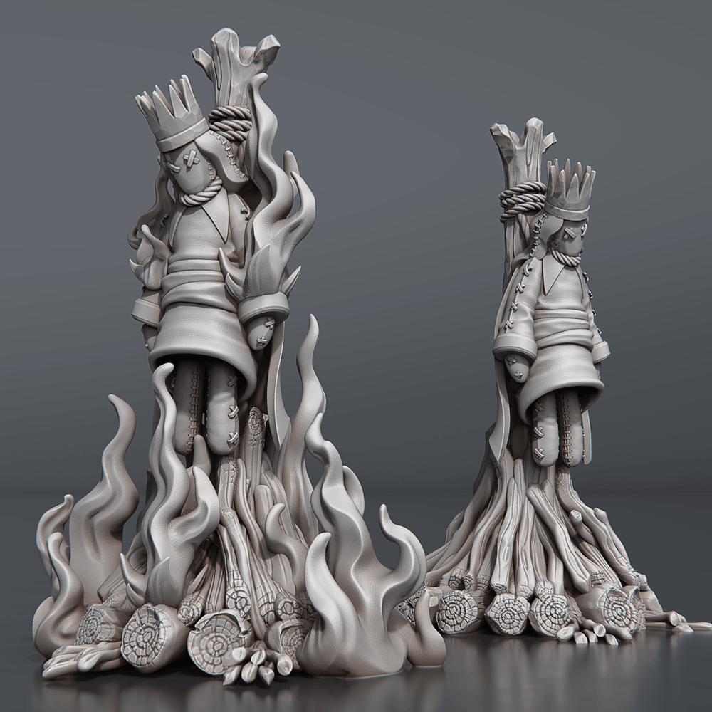 3D Printed STL Miniatures Riot Set 28 - 32mm War Gaming D&D (Online Only)