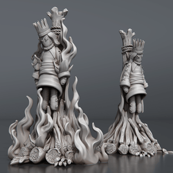 3D Printed STL Miniatures Riot Set 28 - 32mm War Gaming D&D (Online Only)
