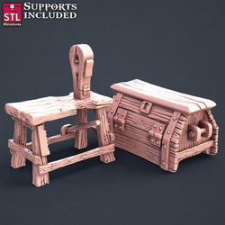 3D Printed STL Miniatures Shoemakers Set 28 - 32mm War Gaming D&D (Online Only)