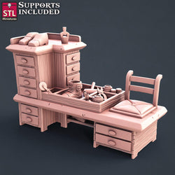 3D Printed STL Miniatures Shoemakers Set 28 - 32mm War Gaming D&D (Online Only)