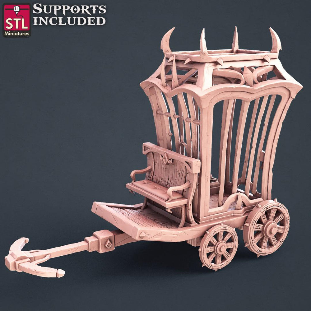 3D Printed STL Miniatures Slave Merchant Set 28 - 32mm War Gaming D&D (Online Only)