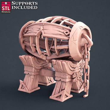 3D Printed STL Miniatures Slave Merchant Set 28 - 32mm War Gaming D&D (Online Only)