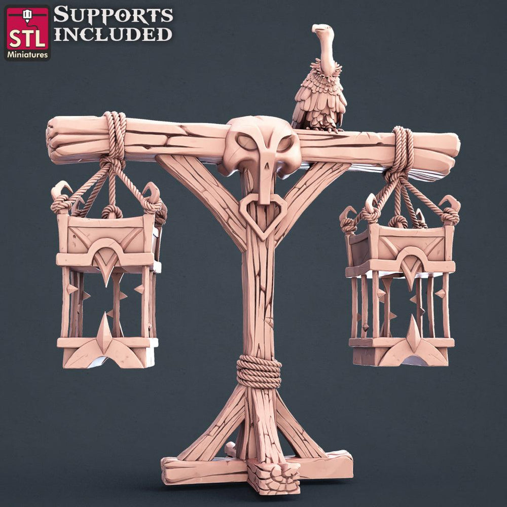 3D Printed STL Miniatures Slave Merchant Set 28 - 32mm War Gaming D&D (Online Only)