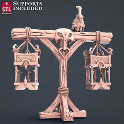 3D Printed STL Miniatures Slave Merchant Set 28 - 32mm War Gaming D&D (Online Only)