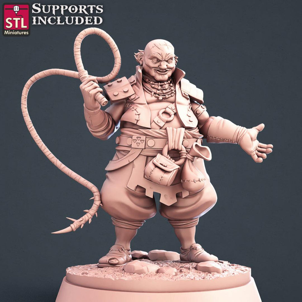 3D Printed STL Miniatures Slave Merchant Set 28 - 32mm War Gaming D&D (Online Only)