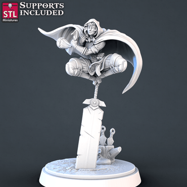 3D Printed STL Miniatures Thief DnD Tribute Set 28mm - 32mm War Gaming D&D (Online Only)