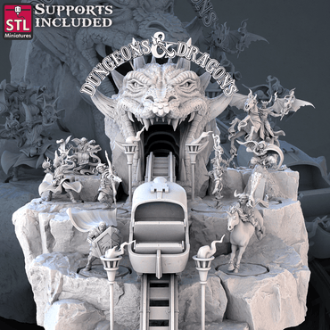 3D Printed STL Miniatures Thief DnD Tribute Set 28mm - 32mm War Gaming D&D (Online Only)
