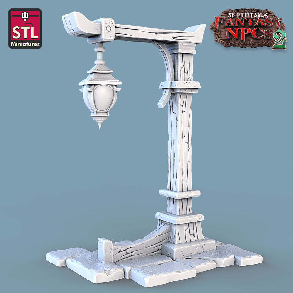 3D Printed STL Miniatures Townsfolks Vol 2 Set Fantasy NPC 2 | 28 - 32mm War Gaming D&D (Online Only)