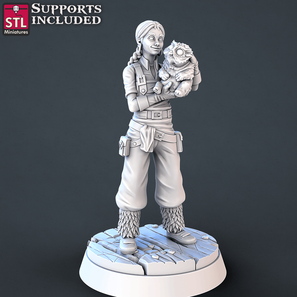 3D Printed STL Miniatures Veterinarian Set | 28 - 32mm War Gaming D&D (Online Only)