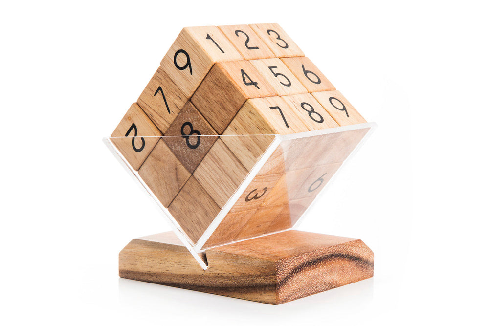 Wooden Sudoku Cube Puzzle (Online Order Only)