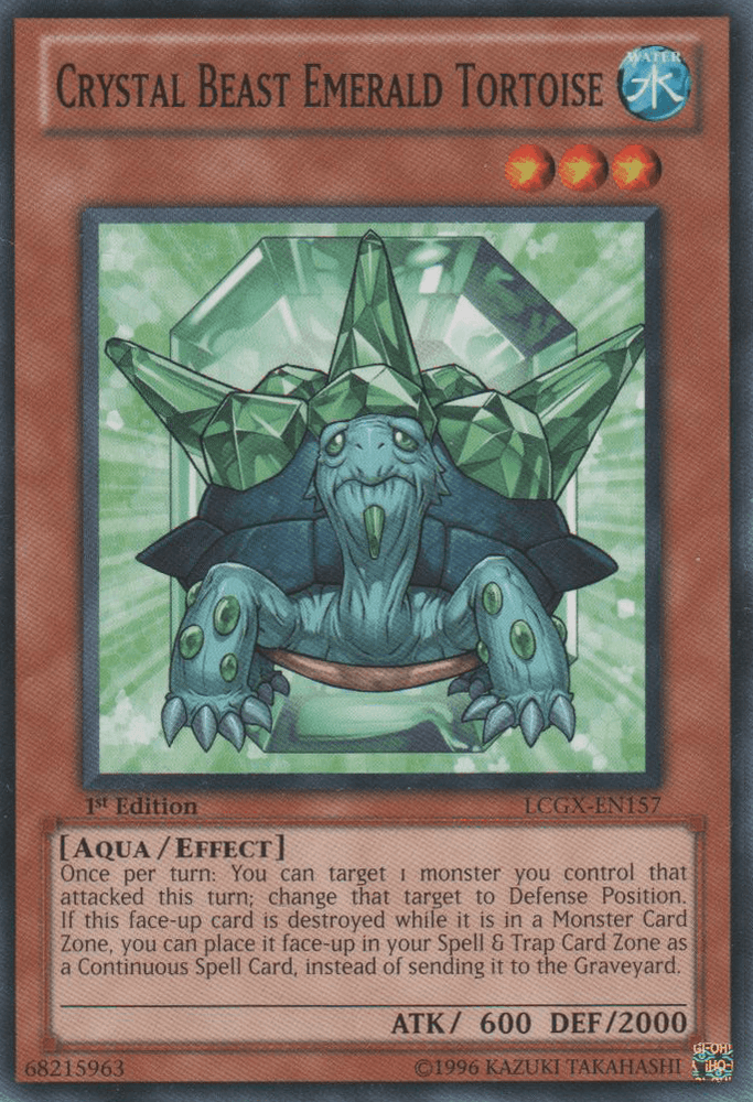 Crystal Beast Emerald Tortoise [LCGX-EN157] Common (ONLINE ORDER ONLY)