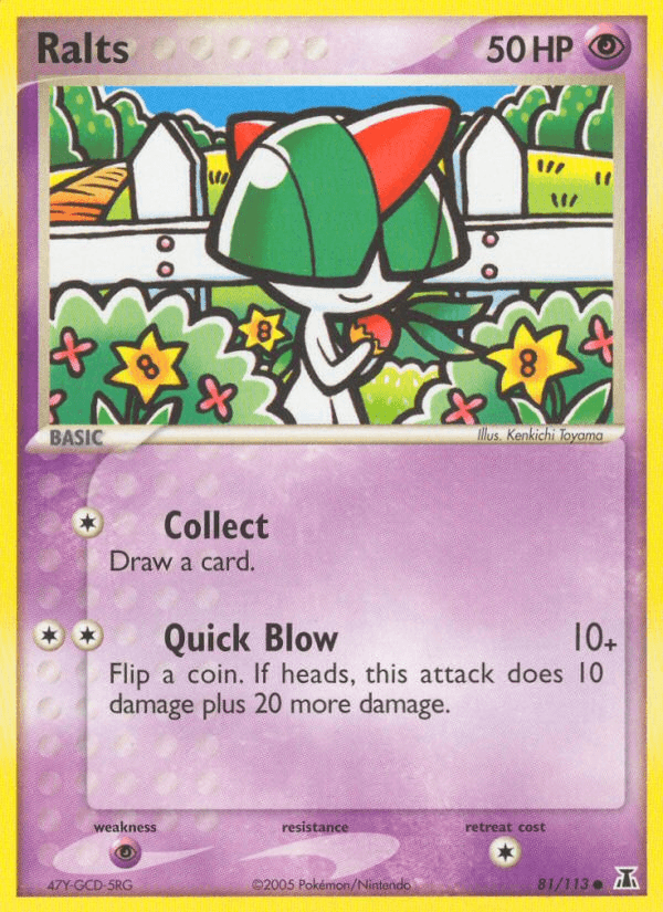 Ralts (81/113) [EX: Delta Species] (Online Only)