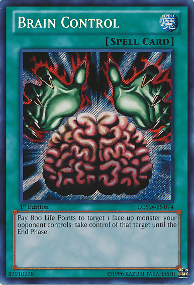 Brain Control [LCYW-EN074] Secret Rare (ONLINE ORDER ONLY)