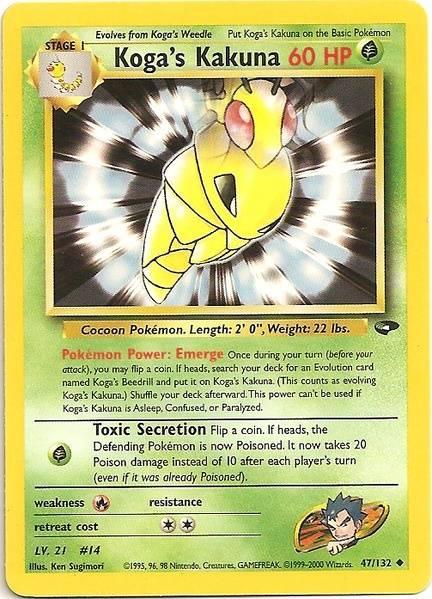 Koga's Kakuna (47/132) [Gym Challenge Unlimited] (Online Only)