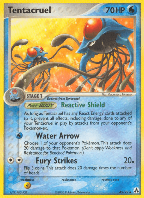 Tentacruel (45/92) [EX: Legend Maker] (Online Only)
